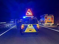 Bild: LKW-Brand auf der A38