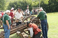 Bild: Kanonendonner auf der Pfalz Tilleda