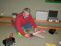 Thomas Rückert mit Ausrüstung Bild: Thomas Rückert mit Ausrüstung