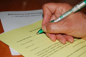 Bild: Es ist eine &Uuml;berlegung wert, eine Patientenverf&uuml;gung zu unterschreiben.