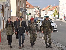 Bild: Organisationsteam mit den Bundeswehrsoldaten