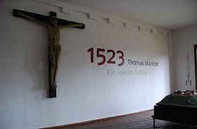 Bild: Thomas M&uuml;ntzer geh&ouml;rt zu den bedeutsamsten Pers&ouml;nlichkeiten des 16. Jahrhunderts. Seiner gedenkt eine Ausstellung im Schloss Allstedt, welches auch in das Reformationsjubil&auml;um 2017 einbezogen sein wird.