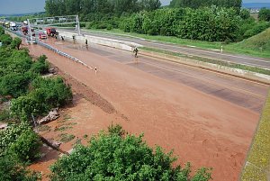 Überflutet und gesperrt