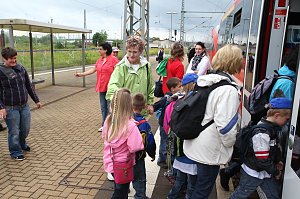 Unterwegs mit dem Zuckertütenzug