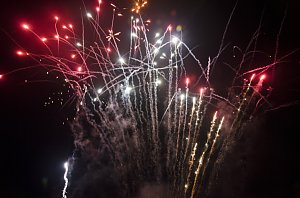 See in flammen