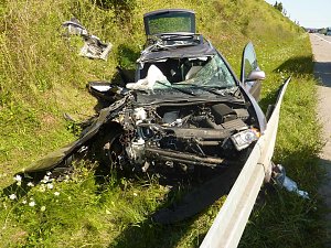 Unfall auf der A 38