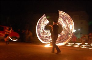 Lichterfest 2008 Petersberg Nordhausen