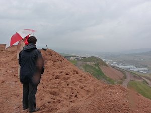 Haldenbefahrung der Kalihalde Sondershausen