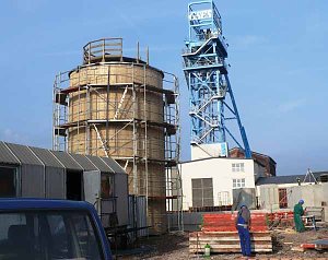 Steinsalzproduktion