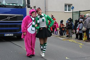 N&auml;rrinnen und Narren trotzen Wetter (1)
