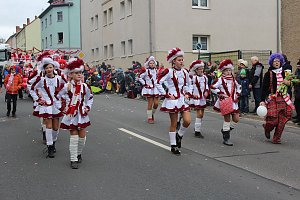 N&auml;rrinnen und Narren trotzen Wetter (1)