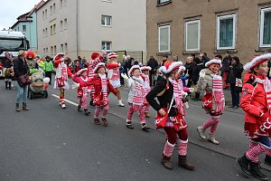 N&auml;rrinnen und Narren trotzen Wetter (1)