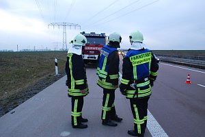 Die Farnstädter Feuerwehr war als erste, die Rothenschirmbacher Feuerwehr zur Verstärkung gerufen worden.