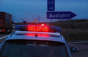 Spätestens jetzt konnte jeder Interessierte erfahren, was auf der A 38 los war.