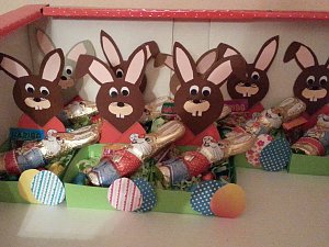 &Uuml;ber diese kleinen Oster&uuml;berraschungen freute sich jeder.