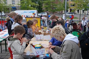 Knax Spielfest bei der Sparkasse