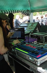 Auf den guten Sound kommt es an. Daf&uuml;r wurde viel getan. Im Bild ein Teil der Mischtechnik.