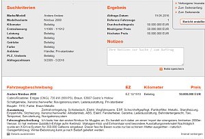 20 Jahre mobile.de: Mit diesem skurrilen Inserat zog im Mai 2016 ein Händler die Aufmerksamkeit auf sich. Wer will schon vier Räder, wenn er ebenso auf Harry Potters Besen fliegen kann? (Quelle: mobile.de)