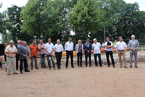 Spatenstich f&uuml;r Geo-Informationszentrum