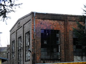 Peter Blei in der Brikettfabrik