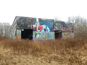 Peter Blei in der Brikettfabrik