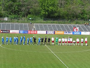 Vor und nach dem Spiel gegen den BAK