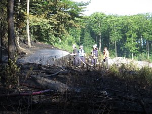 Brand im Alten Stolberg