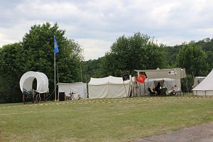 Sponsoren beim Schie&szlig;en auf dem Dickkopf