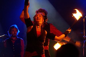 See in Flammen