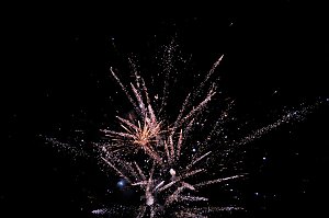 See in Flammen