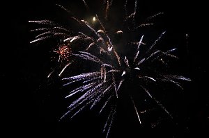 See in Flammen
