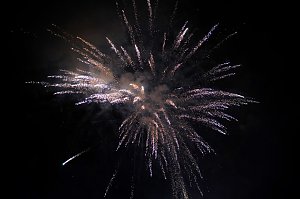 See in Flammen