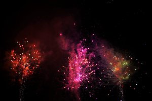 See in Flammen