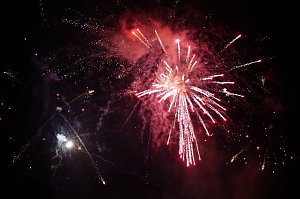 See in Flammen