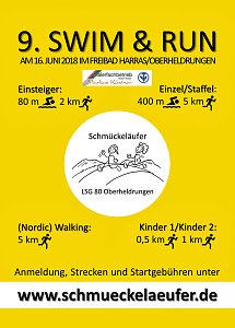 9. Swim & Run in Vorbereitung
