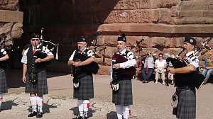 Barbarossa Pipers & Drums am Kyffhäuser