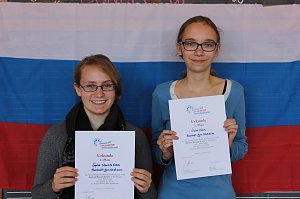 1. Platz: Sophie Charlotte Romer und Vivien Kaun