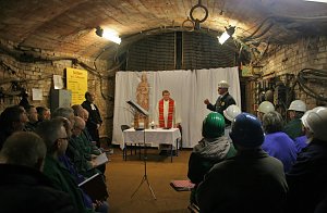Gottesdienst unter Tage