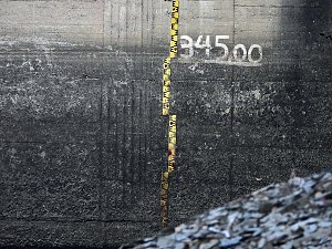 Wenig Wasser in der Talsperre