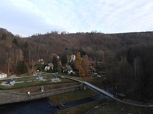 Wenig Wasser in der Talsperre