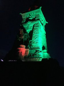 Probeleuchten am Kyffh&auml;user