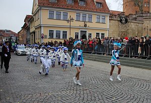 Rosenmontag auf dem Markt Sondershausen