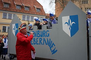 Rosenmontag auf dem Markt Sondershausen