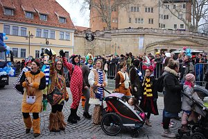 Rosenmontag auf dem Markt Sondershausen