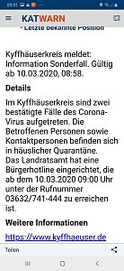 Neues von Corona