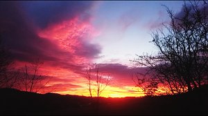 Sonnenaufgang bei Neustadt