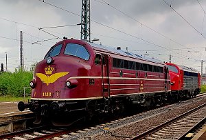 Die d&auml;nische Diesellok NOHAB aus dem Jahre 1957