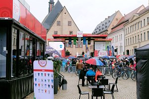 Start zur zweiten Etappe der Deutschland Tour