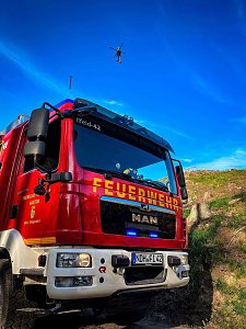 Waldbrand im Birkenmoor