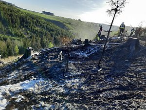 Waldbrand im Birkenmoor